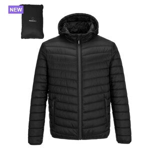 Lightweight Packable Hooded Puffer Jacket Insulated Winter Coat